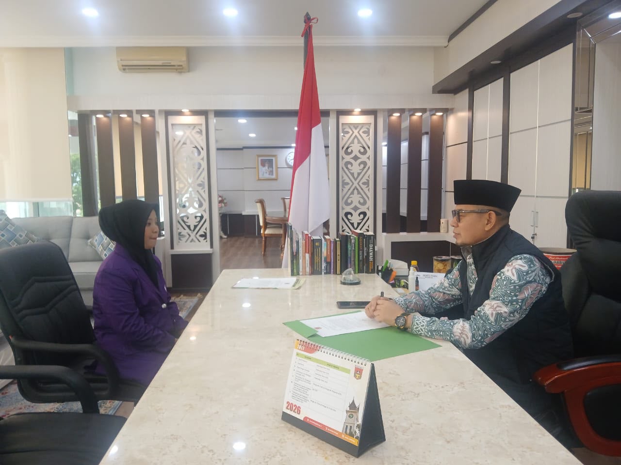 Riska Fitri bersama Wakil Wali Kota Bukittinggi
